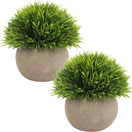 Small Fake Plants Faux Potted Plant Mini Artificial Plants for for Home Table Office Room Desk Bathroom Shelf Kitchen Farmhouse Mantel Decoration
