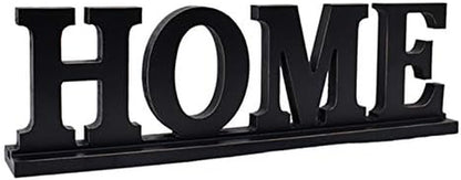 Wood Home Letter Sign Free Standing Cutout Home Word Decorative Home Table Sign for Home Decor