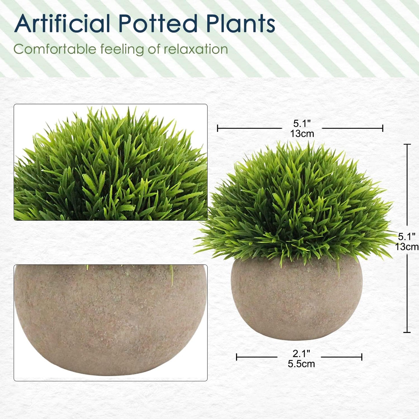 Small Fake Plants Faux Potted Plant Mini Artificial Plants for for Home Table Office Room Desk Bathroom Shelf Kitchen Farmhouse Mantel Decoration