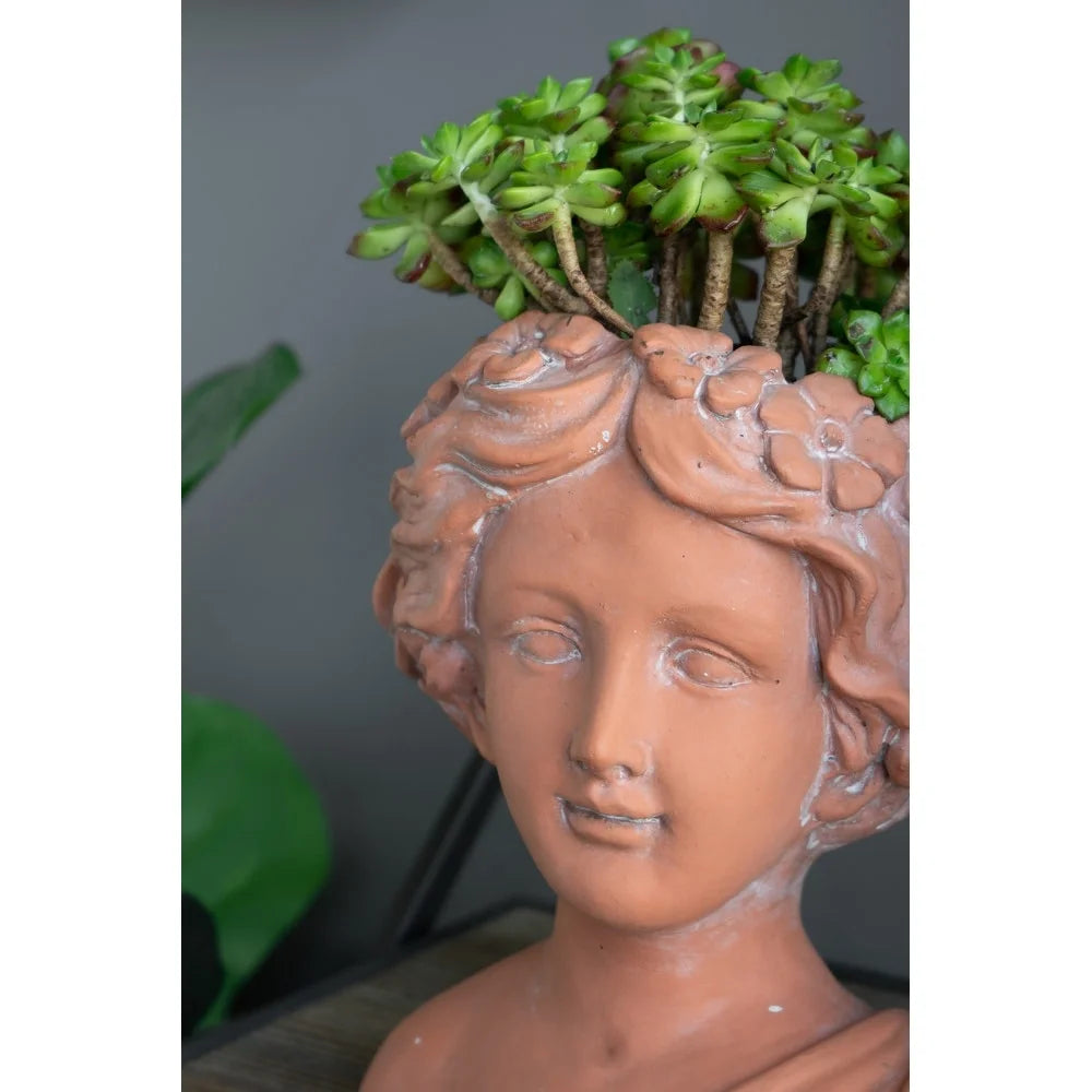 Indoor Outdoor Home Garden Decor Indoor Outdoor Home Garden Decor 9.10"L * 5.50"W * 9.40"H - Brown4